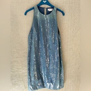 Lovers And Friends light blue sequin dress, medium